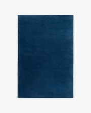 Nordic Knots Grand Rug   Deep Blue   100% New...