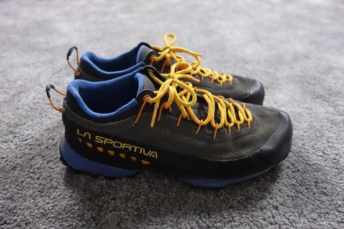 La Sportiva Shoes Mens 8.5 Gray TX4 Approach Hiking Climbing Sneakers Ortholite