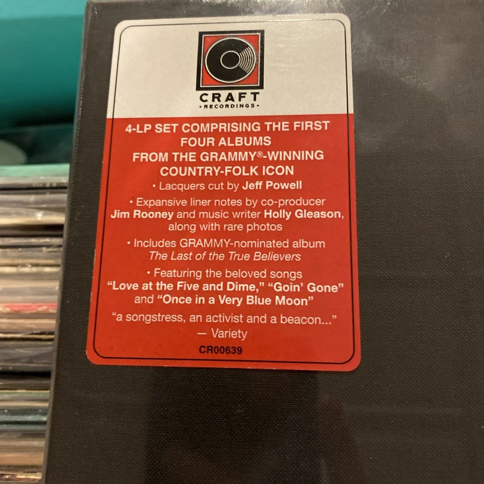 Working in Corners by Nanci Griffith (4 LP Vinyl Record Set, 2023) MINT SEALED - Image 2 of 3