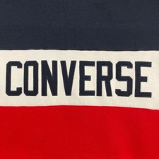 Converse Navy and Red Crewneck Sweatshirt Size OVERSIZED SML FIT SKU A138