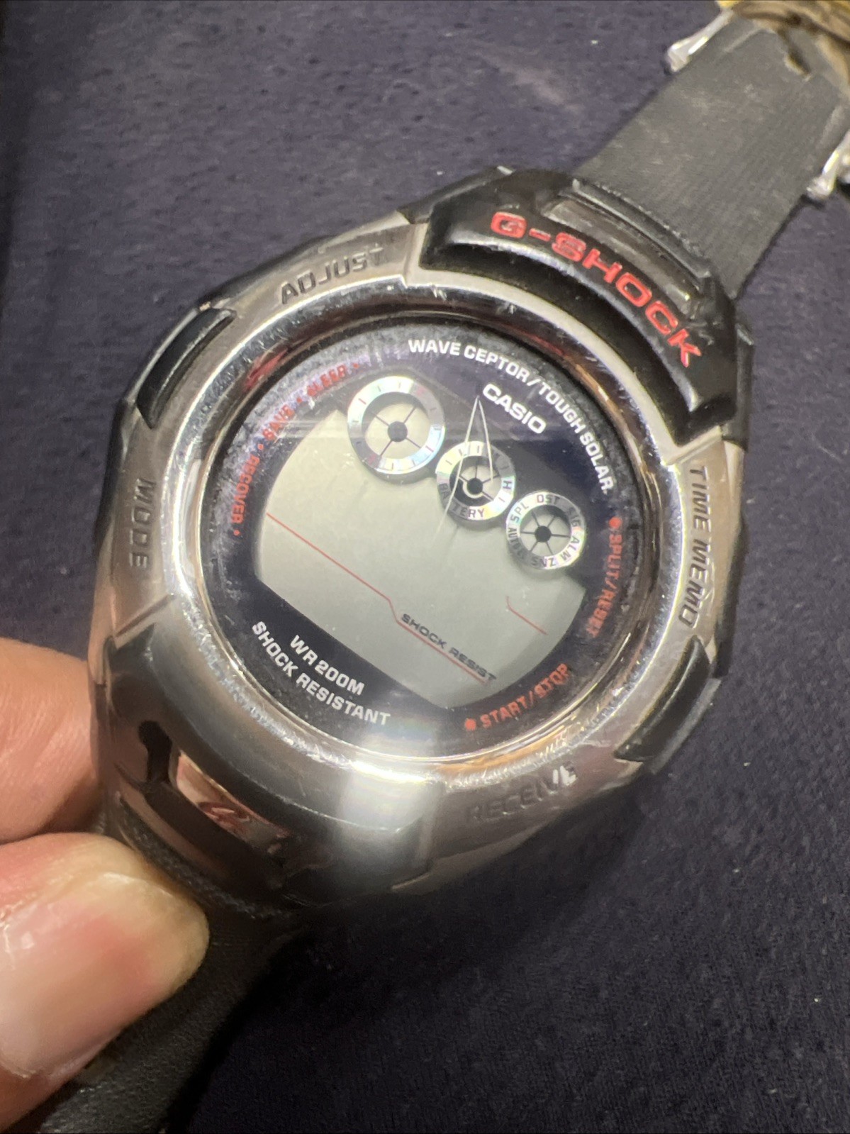 Casio G-Shock GW500A 2688 Resin Radio Wave Ceptor Tough Solar Powered 44mm Watch