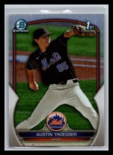 Austin Troesser New York Mets #BDC-176 Bowman 2023 Bowman Draft Chrome