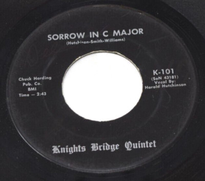 Garage Psych Rock Knights Bridge Quintet Sorrow In C Major Private K101 VG