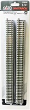 HO Kato Unitrack 2-181 14-1/2" Straight Track w/Concrete Ties pkg 4
