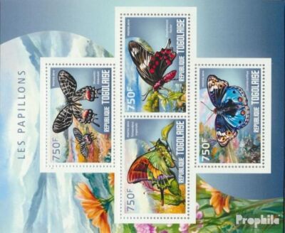 Togo 2013 – Feuille Miniature Art Japonais – Timbres Neufs Avec Gomme Originale MNH – Catalogue 4711-4714 – Qualité Prophila
