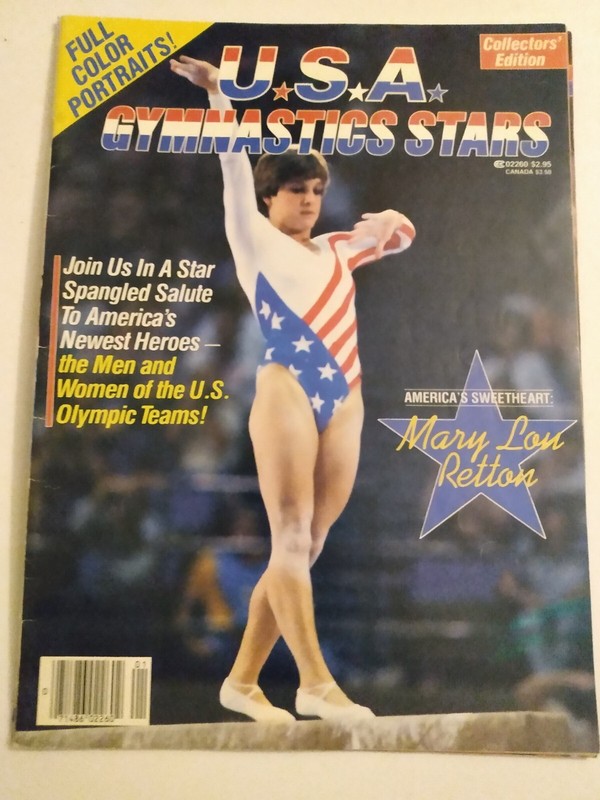 Vintage 1984 Gymnastics USA Stars Magazine Mary Lou Retton Collector Edition 