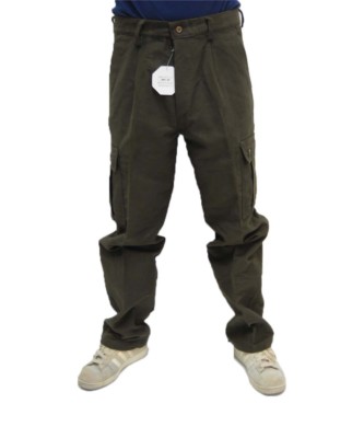 Pantalone pantaloni calzoni in pilor caccia pesca uomo sportivi fustagno  cotone