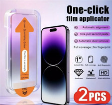 2X Tempered Glass Screen Protector For iPhone 16 Pro/16 Pro Max W/ Install Tool