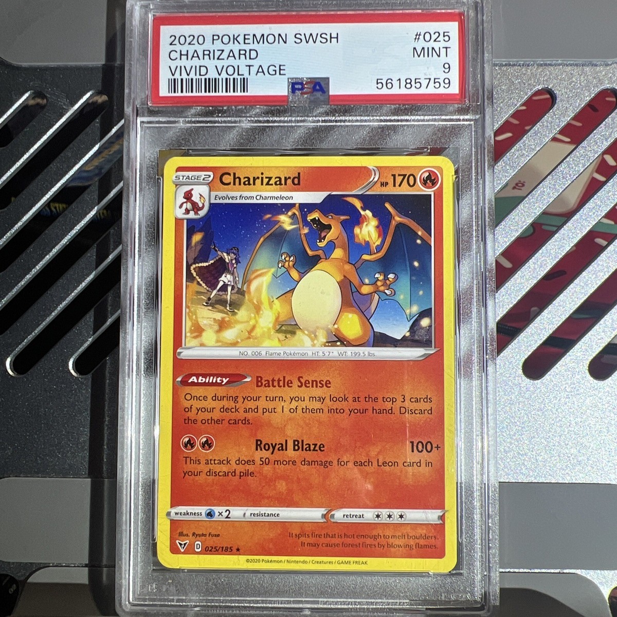 2020 Pokemon SWSH Vivid Voltage Charizard #25 PSA MINT 9 | eBay