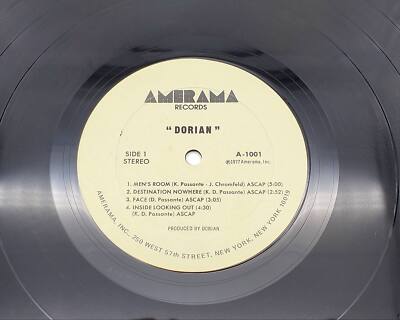 Dorian Passante Dorian 33 RPM LP Record Amerama Records 1977 Dorian Passante Dorian 33 RPM LP Record Amerama Records 1977