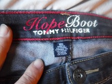 Tommy Hilfiger Hope Boot Womens black Jeans Size 16 S Pre Owned