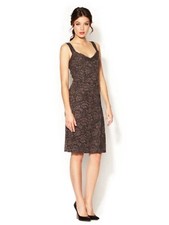 DOLCE & GABBANA GREY LACE COCKTAIL DRESS SZ IT 38 XS