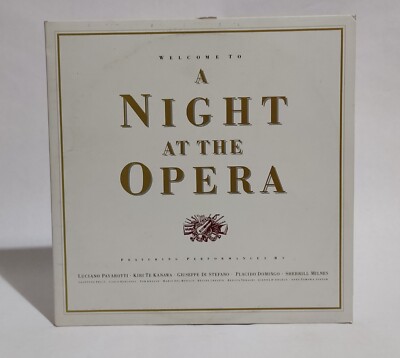 A Night At The Opera - Pavarotti, Placido Domingo - Doppel Musik Vinyl Record