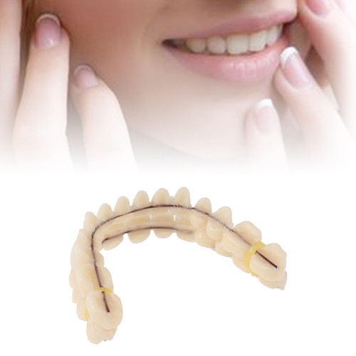 False Snap On Bottom/Upper Lower False Teeth Dental Veneers Dentures Fake Tooth - Picture 12 of 19