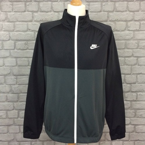 NIKE MENS SPORTSWEAR BLACK GREY POLY 