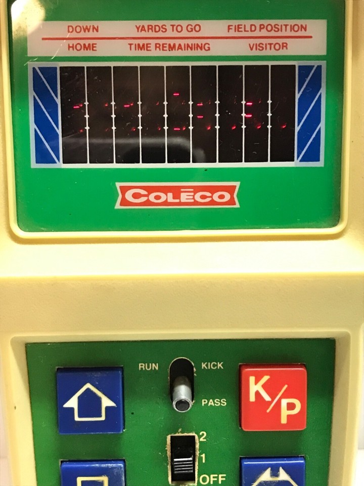 Coleco Electronic Quarterback handheld game 1978 Mattel Rare Works! eBay