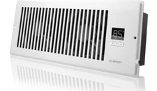 AIRTAP T4 White, Quiet Register Booster Fan, Heating / Cooling 4 x 10” Register