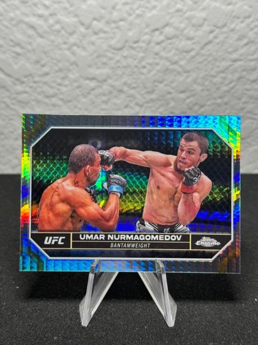 Réfracteur à prisme base UFC chromé 2024 Topps 1 - 200 - COMPLÉTEZ VOTRE SET - PYC - Photo 224/237