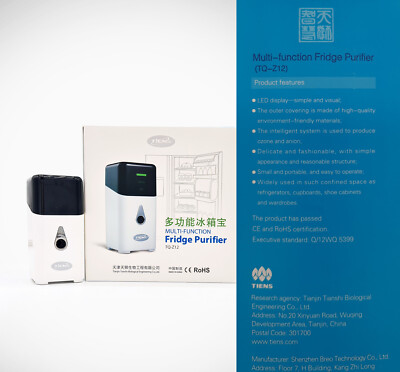 TIENS Multifunction Fridge Purifier – Portable Ozone Cleaner for