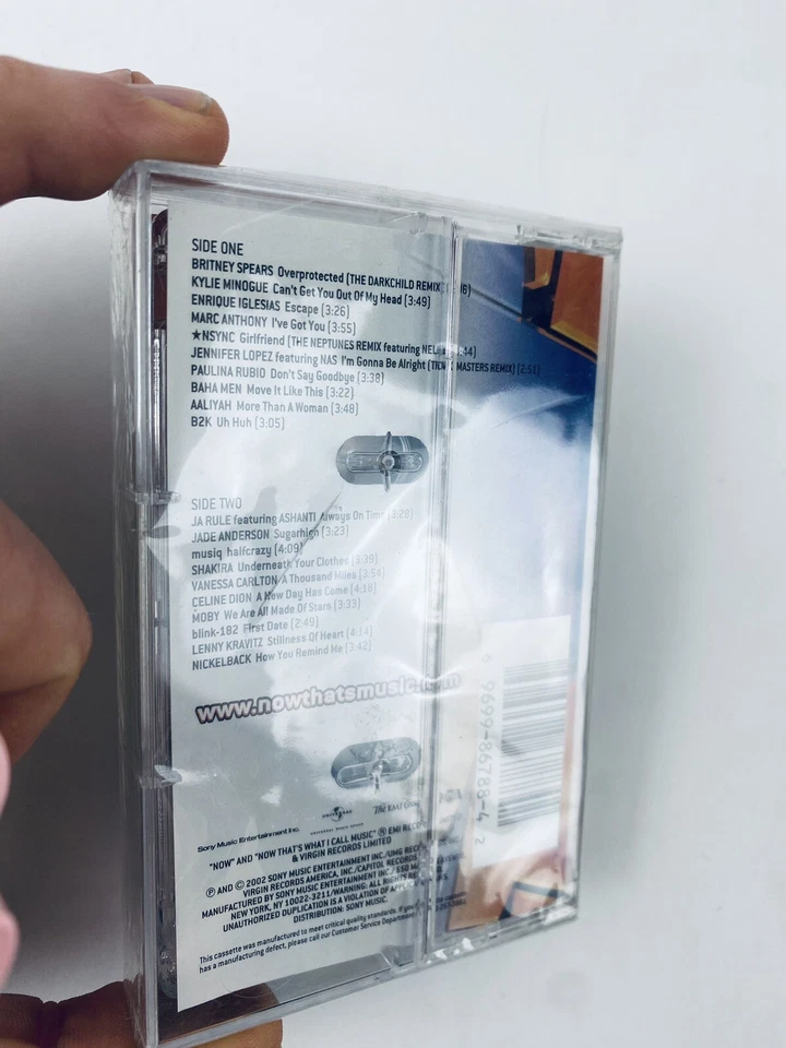 NOW 10 Now That What I Call Music Cassette Tape SEALED Moby Missy Elliot Spears Foto 4 de 4