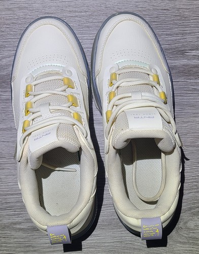 Size 7.5 Anta Jelly Low Women's Ivory Sneakers Crystal Bottoms  - Picture 12 of 13