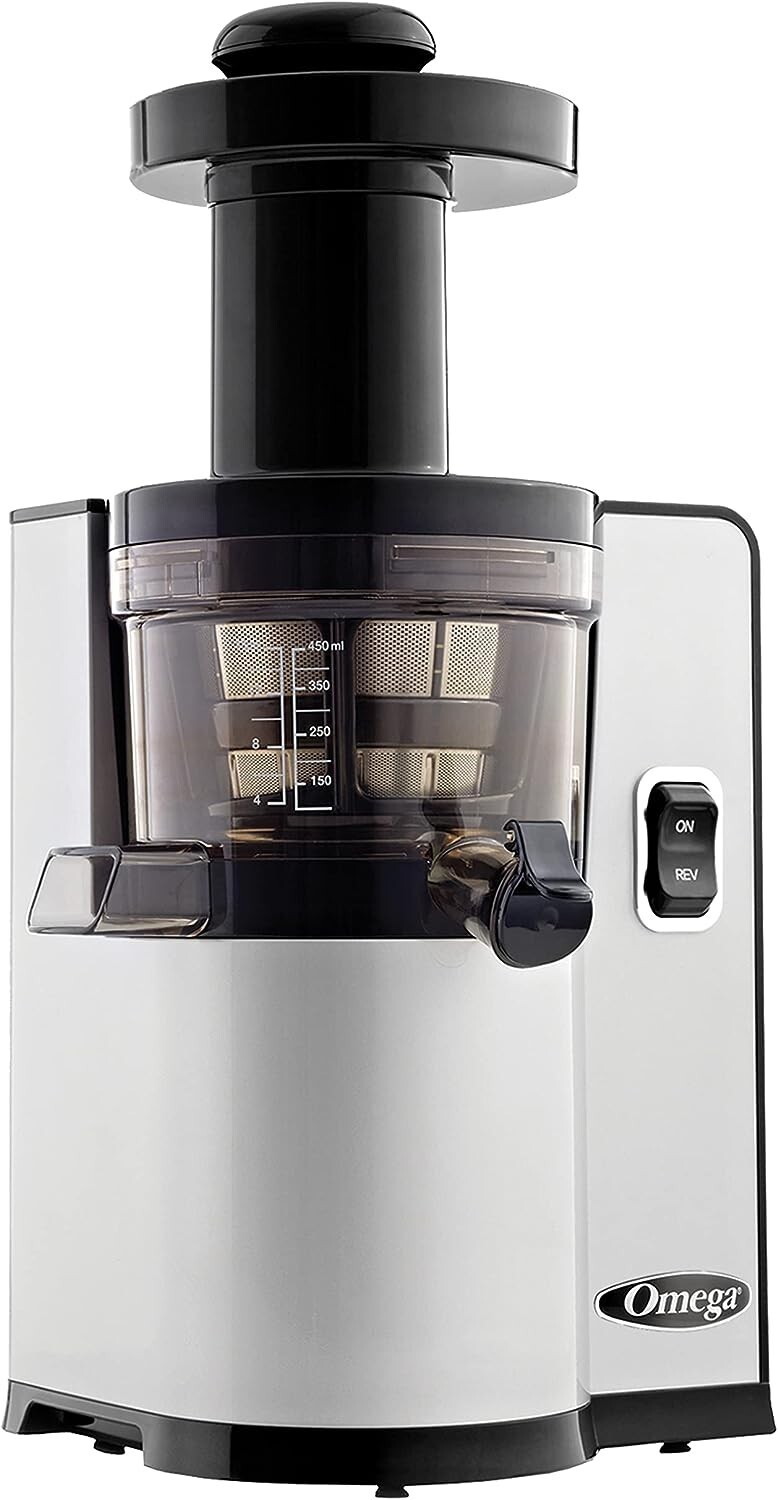Omega VSJ843QS Juicer Vertical Slow Masticating Juice Extractor 43 RPM, 150W OB