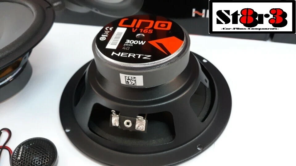 HERTZ K 165 Kit Casse Altoparlanti 2 Vie Woofer 16,5cm + Tweeter Serie UNO auto - Immagine 3 di 4