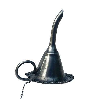Vintage Pewter VIN & PASSION Stem & Leaf Detailed Candle Snuffer