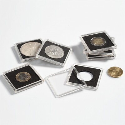 2X2 Dime Snaplocks 18mm Lighthouse Quadrum Coin Holders 10 Pack New Capsules