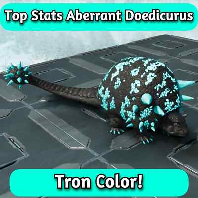 ARK Survival Ascended TOP STATS Tron Aberrant Doedicurus - PvE