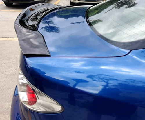 Rear R Style Spoiler Wing Trunk Fit 2003-2008 Mazda 6 Sedan Unpainted - Picture 7 of 8