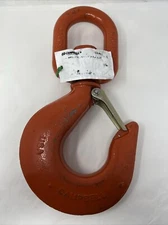 Campbell 3953215PL #12 Swivel Hoist Hook w/Latch, 15 Ton Wll, Alloy Steel Orange