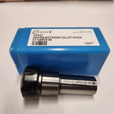 Techniks 04837 C1" x ER 25 - 50 Straight Shank ER Collet Chuck