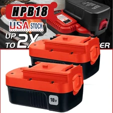 2x for Black and Decker HPB18 18Volt 18V Battery HPB18-OPE FSB18 NI-MH Firestorm