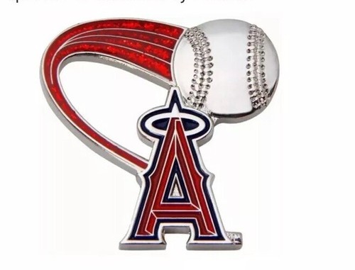 Los Angeles Angels MLB Baseball Glitter Trail Sports Pin Licensed by Aminco - Picture 2 of 2