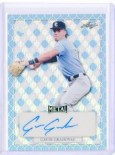 2022 Leaf Perfect Game Metal GAVIN GRAHOVAC Platinum AUTO Autograph RC 1/1