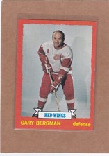 1973-74 TOPPS HOCKEY GARY BERGMAN #65 RED WINGS VGEX/EX *A35549