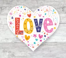 Love Heart Party Favors Heart Shaped Stickers Envelope Seals Love Labels