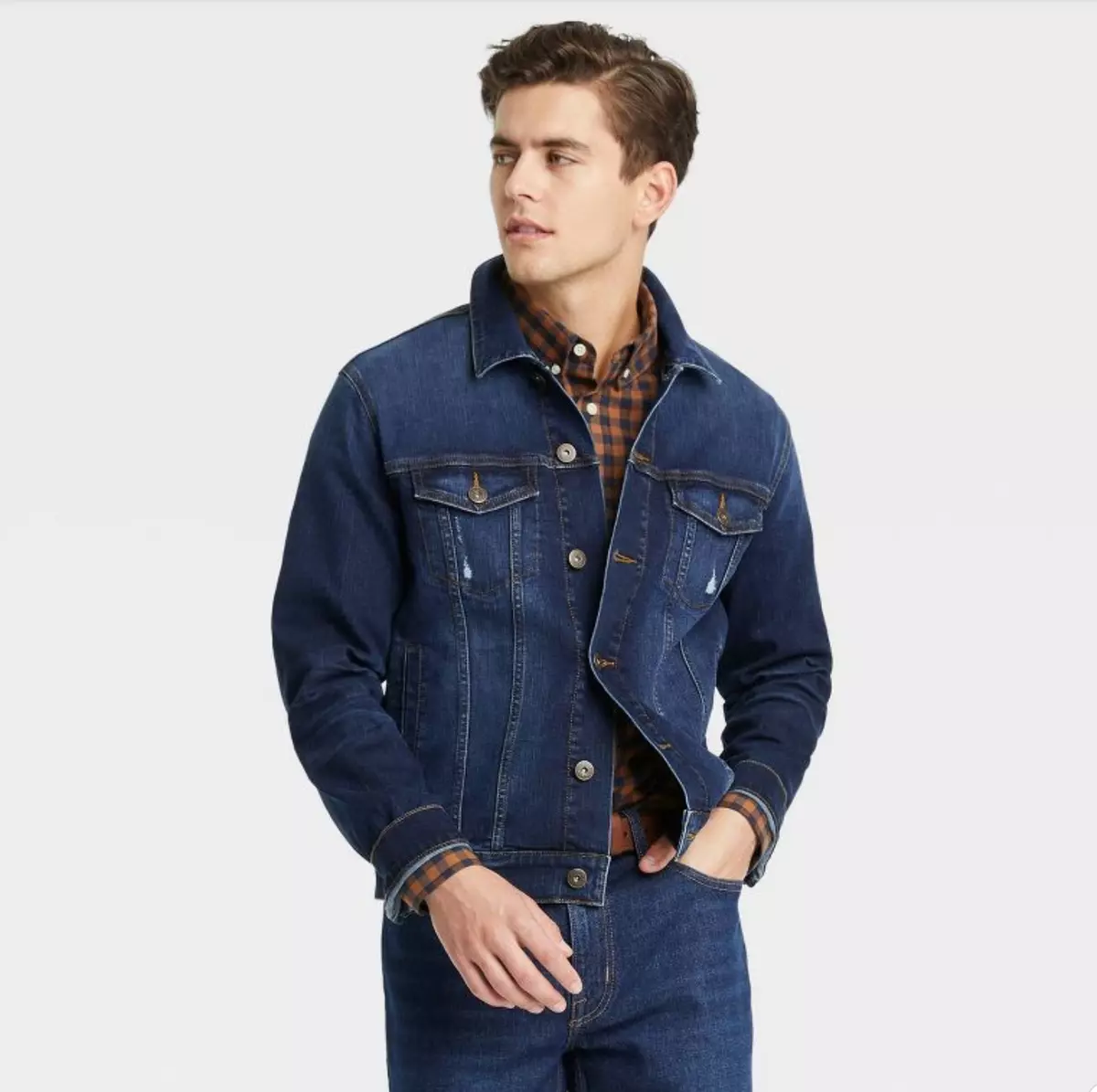 Goodfellow denim best sale jacket