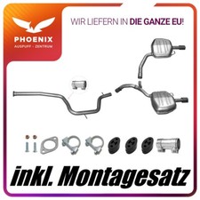 für Volvo V70 III D5 2.4 D (2008-2011) Auspuffanlage Mittelrohr+Endschalldämpfer