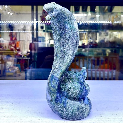 1.86LB Natural water grass stone quartz crystal products hand carved spiritual - 第 12/16 張圖片