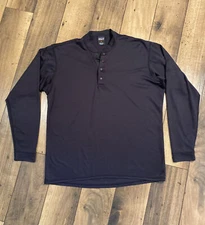 Patagonia Midnight Capilene Shirt Womens Sz Medium Base Layer Black Top..