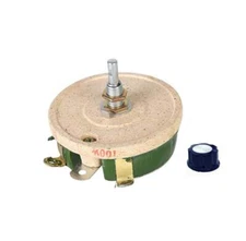 100W Rheostat Ceramic Sliding Disk Variable Power Resistors Adjustable Wirewound