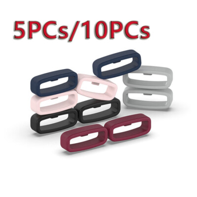 1/5/10Pcs Loop Rubber Keeper 18/20/22MM Hoop Silicone Holder Strap Watch  Band