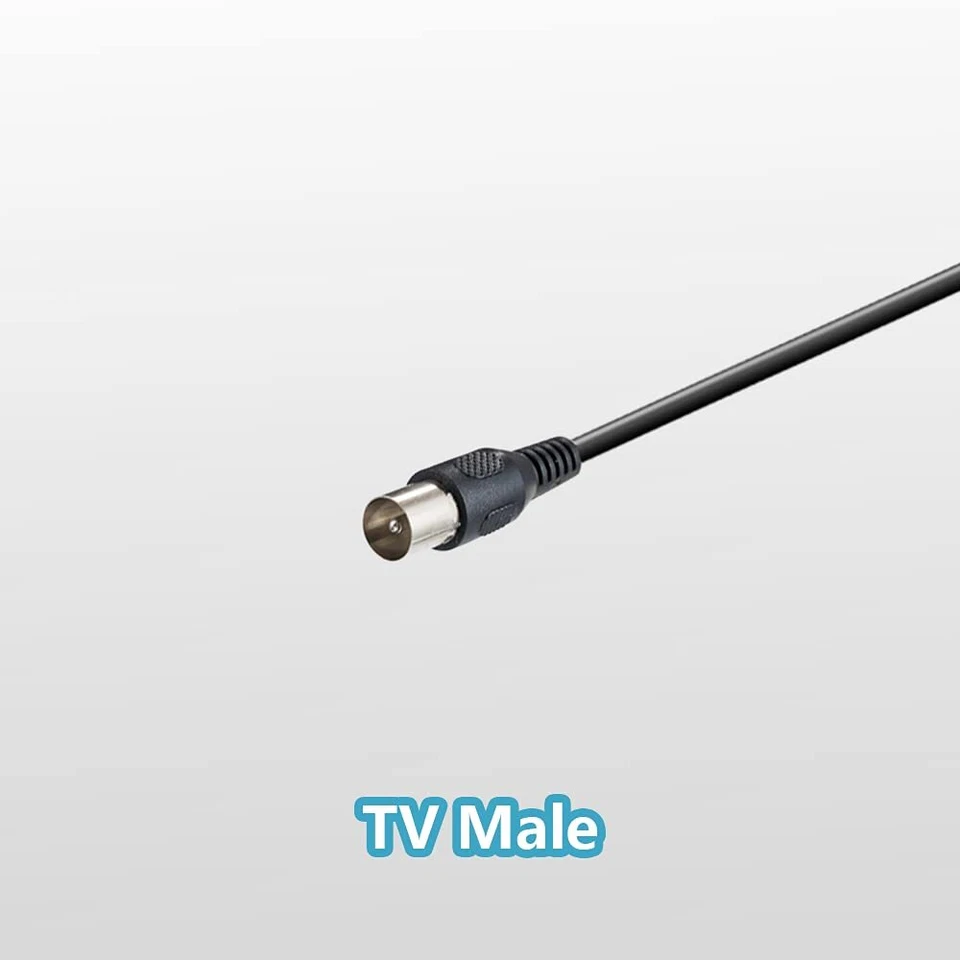 DVB-T HDTV Antenne für Smart TV 5dBi Indoor Digital TV Antenne mit Magnetfuß ... - Bild 3 von 4