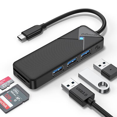 5Gbps USB 3 Hub Multi USB Splitter USB Expander For Xbox Printer Keyboard Black