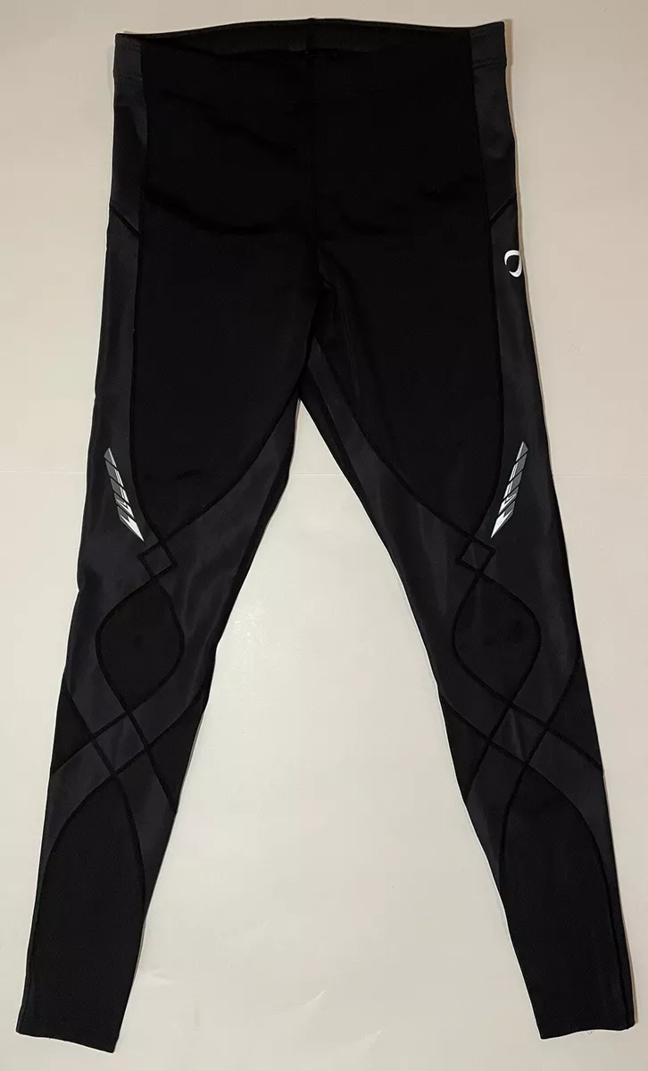 CW-X Black StabilyX Joint Support Compression Tights Men's S #225809A Core  Knees