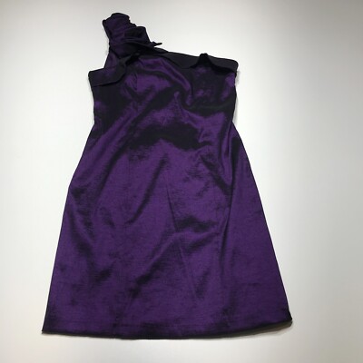 wish cocktail dresses Wishes Wishes Wished Dress Womens Size 2** Purple One Shoulder Cocktail  Prom
