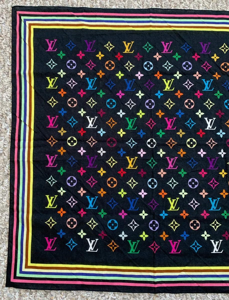 lv multicolor scarf