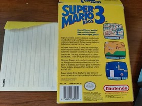 Super Mario Bros. 3 for Nintendo NES! Complete with box, manual and foam! cib